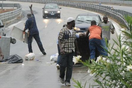 La force de frappe des immigrés africains en Italie.