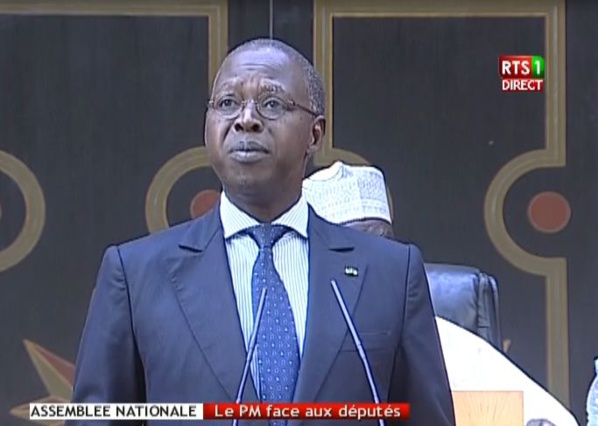 Le premier ministre, Mohamed Boun Abdallah Dione à l'Assemblée nationale le 27 octobre pour la séance plénière consacrée aux questions-réponse