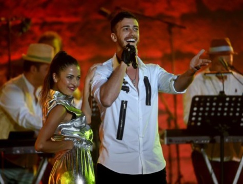 © AFP/Archives | Saad Lamjarred, le 31 juillet 2016 au festival de Carthage, près de Tunis.