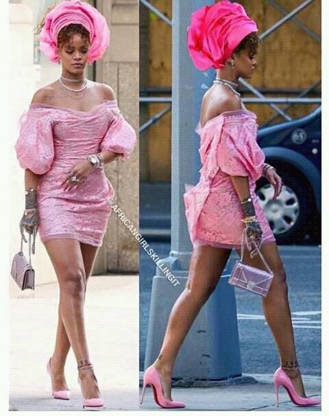 Rihanna en mode octobre rose