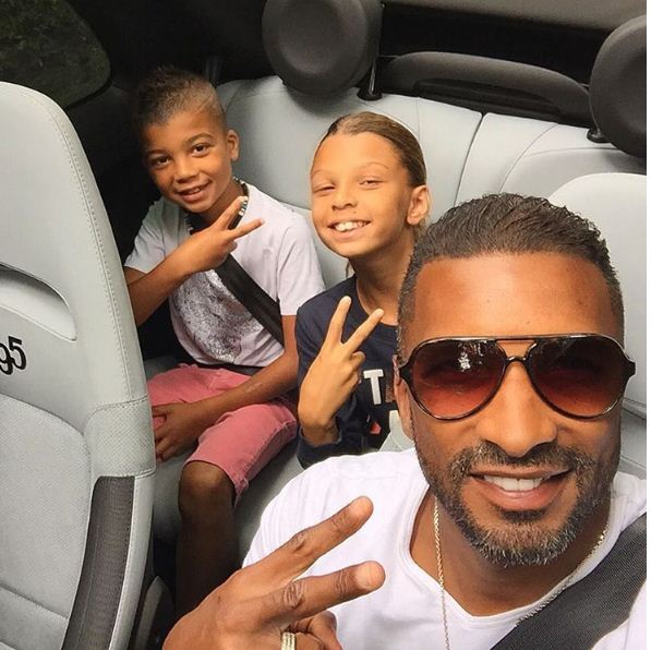 Habib Beye et ses enfants