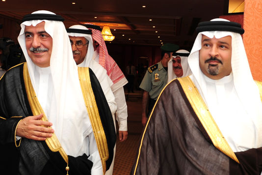 Ibrahim ben Abdel Aziz Al-Assaf (à gauche) en 2009.
