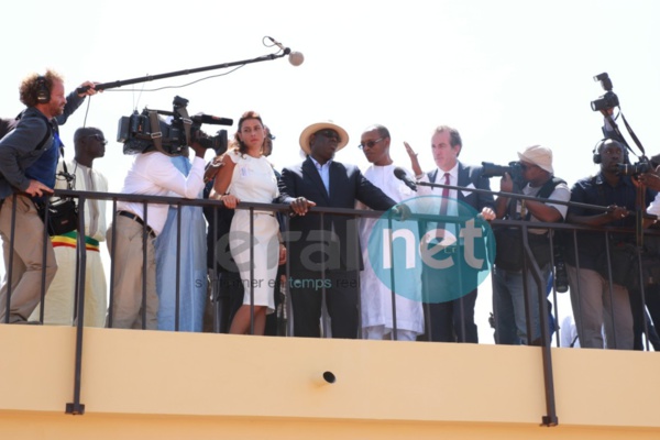 Macky Sall, lors de l'inauguration de la centrale solaire de Bokhol le 22 octobre dernier.
