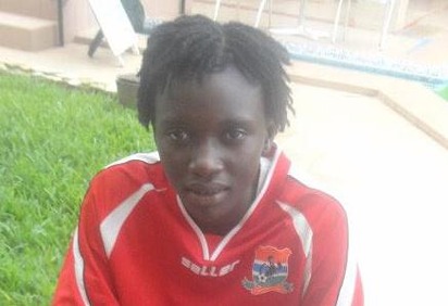 Fatmi Jawara, gardienne de but des U17 de la Gambie