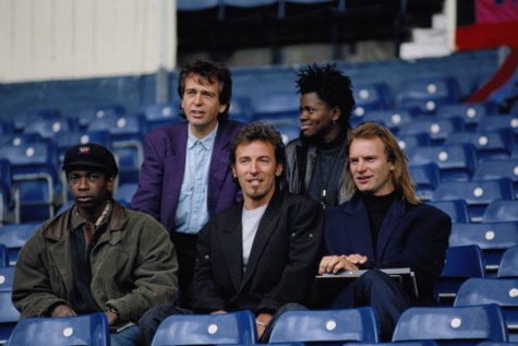 Youssou Ndour, Bruce Springsteen, Sting, Peter Gabriel Tracy Chapman en tournée (photos archives).