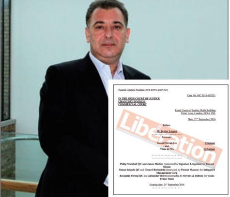 Gerald Metals avait introduit une requête pour ordonner la saisie conservatoire des actifs détenus par Timis au Sénégal et dans plusieurs pays mais la Haute Cour d’Angleterre n’a pas accédé, pour le moment, à sa demande.