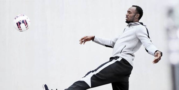 Usain Bolt au ballon