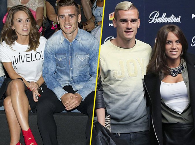 Antoine Griezmann et Erika Choperena