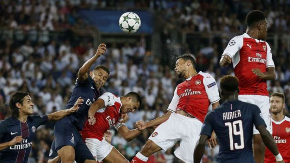 Ligue des champions UEFA: Arsenal et le PSG se quittent sur un match nul 2-2