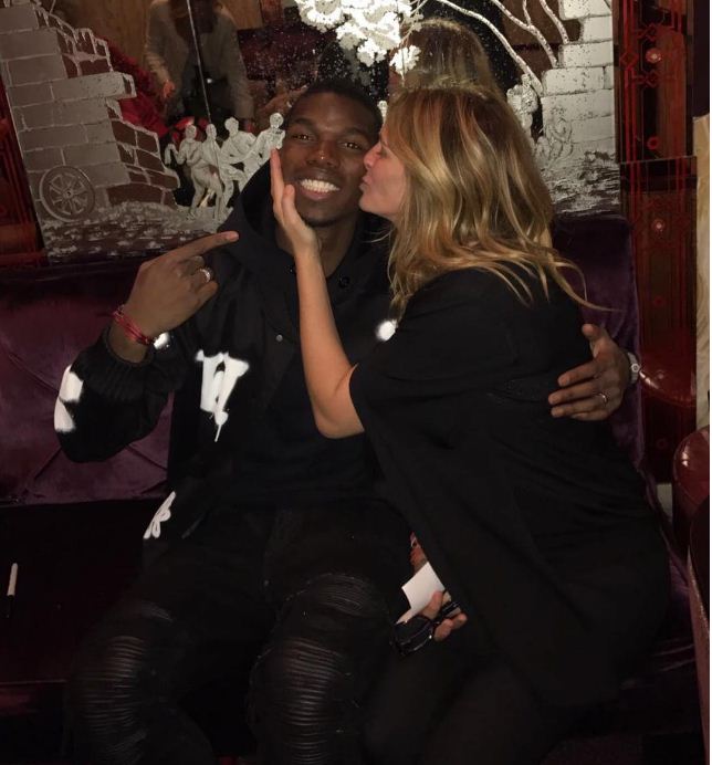 Le bisou de Julia Roberts à Paul Pogba