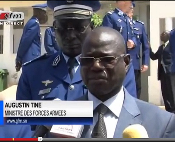Augustin Tine, le ministre des Forces armées.