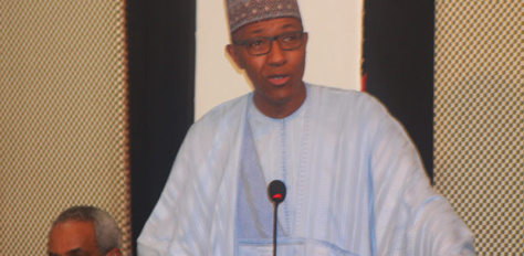 Abdoul Mbaye, hier, lors de  la cérémonie de dédicace du livre de Sidy Lamine Niasse