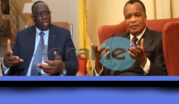 M. Sassou-Nguesso a été accueilli par son homologue du Sénégal, Macky Sall, à son arrivée dans la capitale sénégalaise.