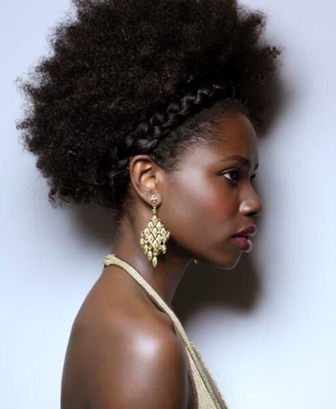 Cheveux afro :  inspirations de coiffures de fêtes