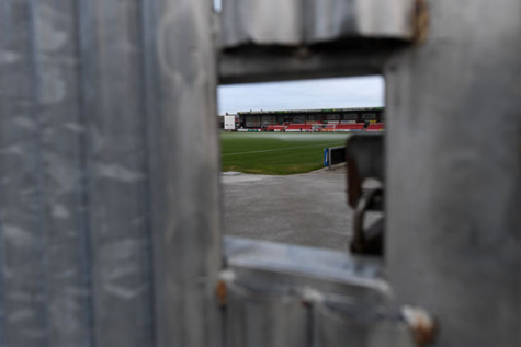 Le stade Alexandra Stadium à Crewe, club où Barry Bennell a longtemps exercé.