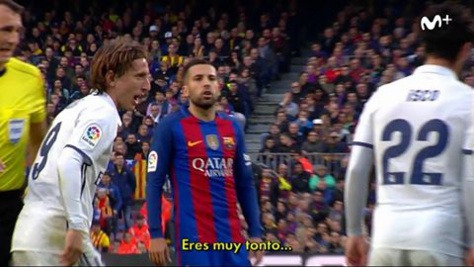 Jordi Alba aurait insulté Kovacic.....