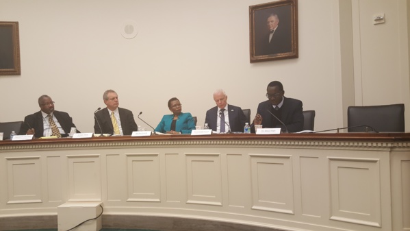 Babacar Diagne, Ambassadeur  du Sénégal à Washington expose aux Congrès américain les besoins et les résultats du Sénégal en matière de lutte contre la malnutrition