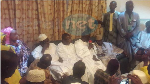 Abdoulaye Baldé, Oumar Sarr, Idrissa Seck, Aida Mbodj, Khalifa Sall et d'autres responsables de l'opposition reçus simultanément par Serigne Abdou Aziz SY Al