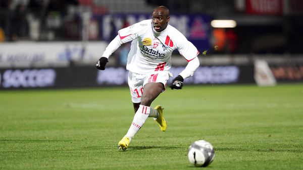 L'attaquant des "Lions" et de Nancy en Ligue 1 française Issiar Dia