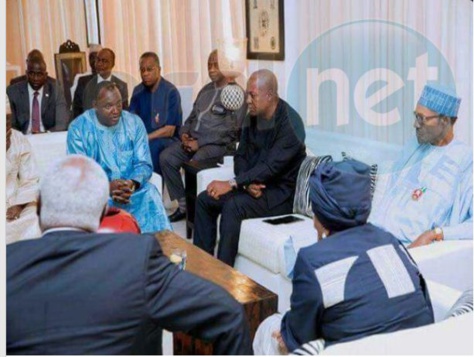 Adama Barrow, Héline Johnson Shirly Mahamadu Buhari