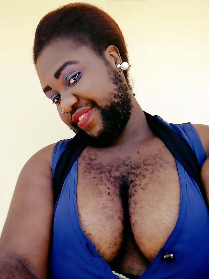 Incroyable, mais vrai : Queen Nonyerem Okafor (29 ans), la femme la plus poilue du Nigéria (photos)