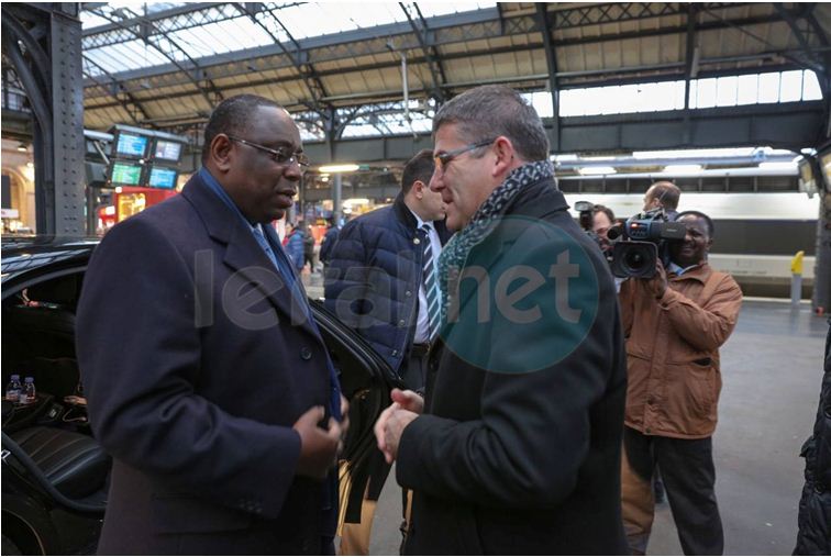 Photos: visite du président Macky Sall à Strasbourg de l'entreprise Alstom, constructeur du TER