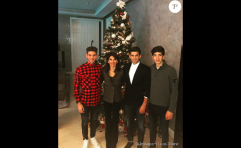Les Zidane prêts pour Noël : Luca partage une jolie photo de famille