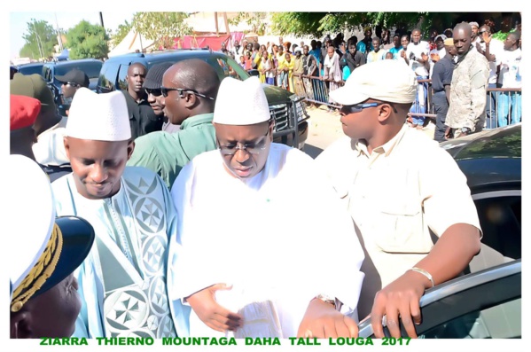 Ziara Thierno Mountaga Daha Tall à Louga : Les confidences de Macky Sall face au khalife omarien