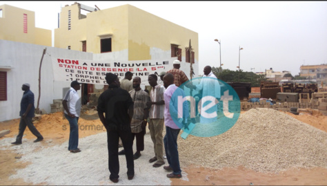 Photos : manifestation des populations de Bop contre la construction d'une station d'essence