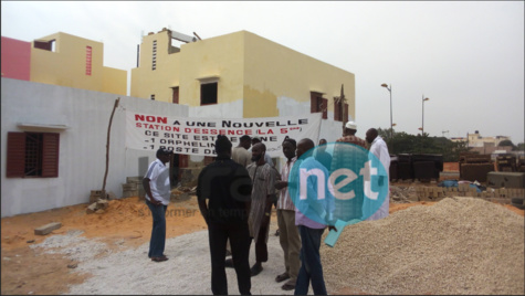 Photos : manifestation des populations de Bop contre la construction d'une station d'essence