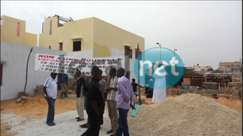 Photos : manifestation des populations de Bop contre la construction d'une station d'essence