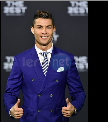 Photos : Cristiano sacré meilleur joueur de l’année 2016 par la Fifa