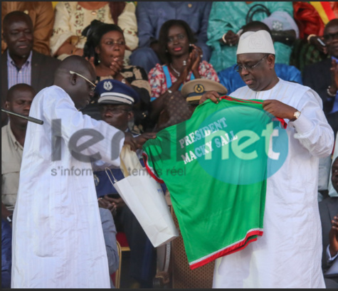Photos: Macky Sall au stade Alassane Djigo de Pikine