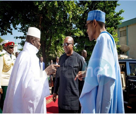 Muhammadu Buhari et Yahya Jammeh
