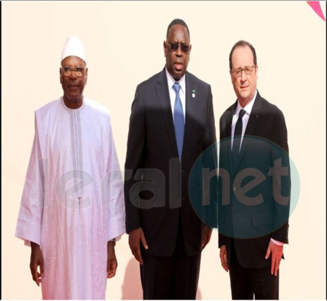 IBK, Macky Salla, François Hollande