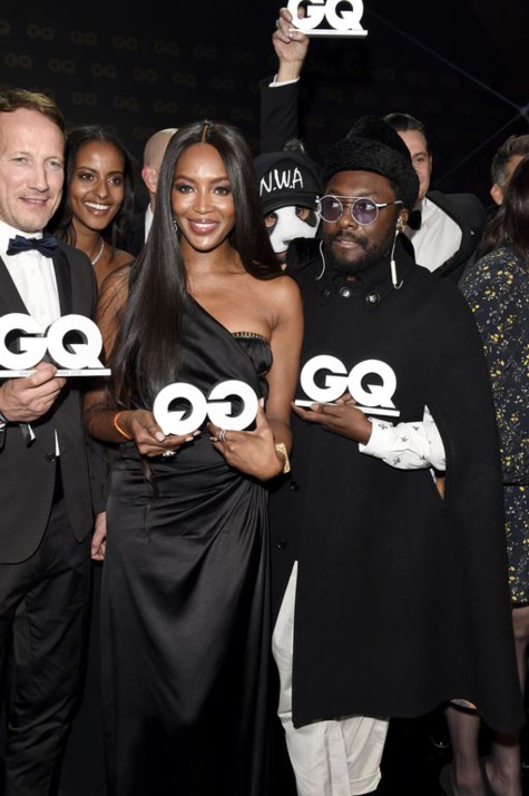 Wotan Wilke Moehring, Naomi Campbell, Liv Tyler et Will.i.am (William James Adams) lors de la soirée