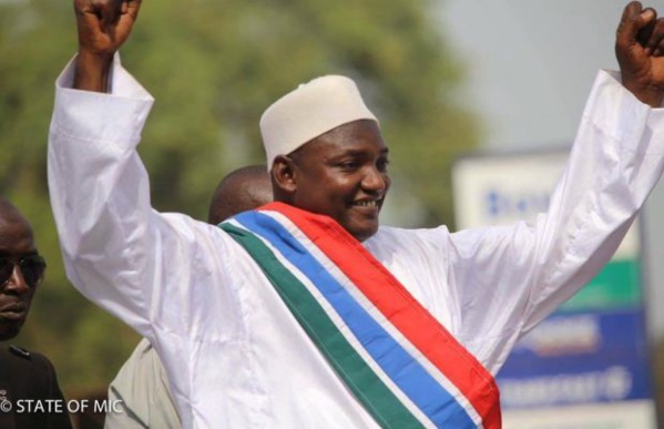 Urgent -Adama Barrow :  "Ce 19 janvier 2017, je vais prêter serment et ensuite, former le nouveau gouvernement"