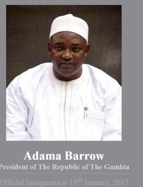 Le site de la Présidence gambienne hacké, Barrow s'installe virtuellement en attendant son investiture