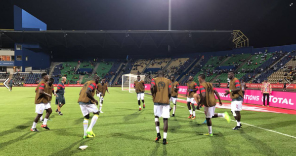 Photos: échauffement d'avant match des Lions  contre le Zimbabwe