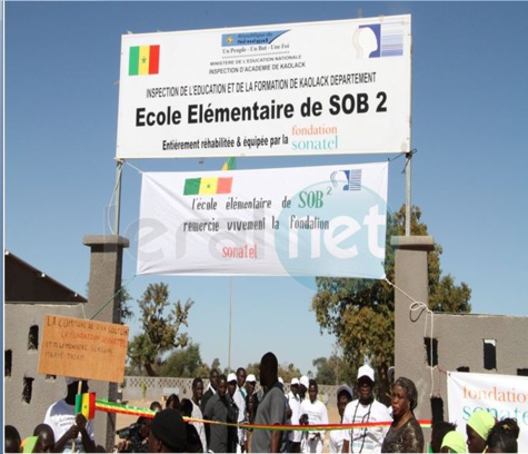 La Fondation Sonatel met Sob 2 sur les rampes du développement : postes de santé, écoles, énergie solaire, eau potable en zone rurale d’un coût global de 200 Millions de F CFA