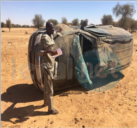 Accident-Aniam Lérabé dans le Matam: le véhicule d'un architecte fait plusieurs tonneaux