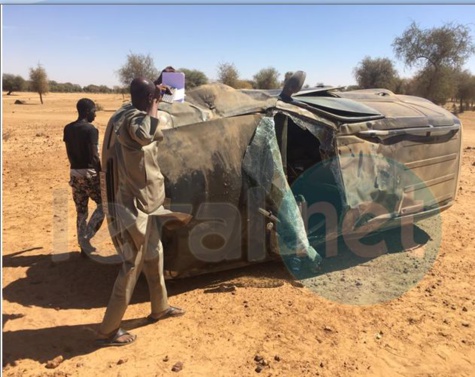 Accident-Aniam Lérabé dans le Matam: le véhicule d'un architecte fait plusieurs tonneaux