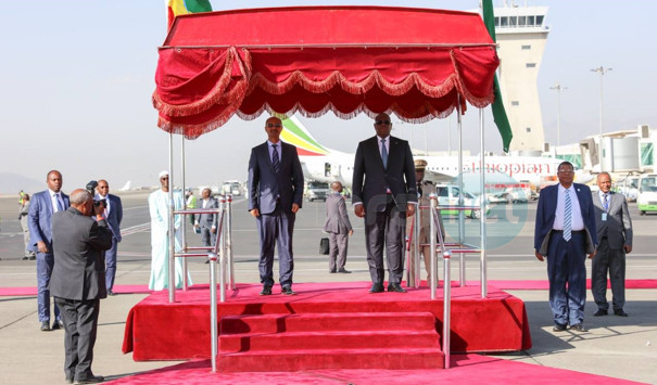 Photos: Arrivée du Président Macky Sall à Addis-Abeba pour le Sommet de l'Union Africaine