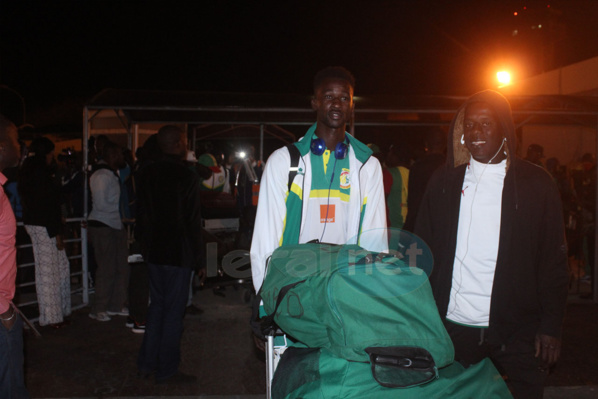 Videos-photos: l'arrivée des lions de la Teranga à l'aéroport Léopold Sedar Senghor de Dakar