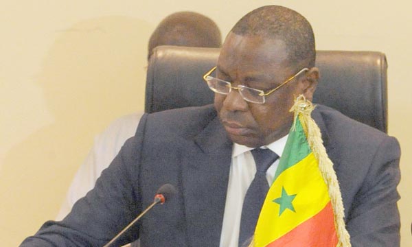 Le ministre des affaires étrangères Mankeur Ndiaye
