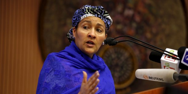 Amina J. Mohammed a pris ses fonctions de vice-secrétaire générale de l’Organisation des Nations Unies le 1er janvier 2017 (Crédits : Reuters)