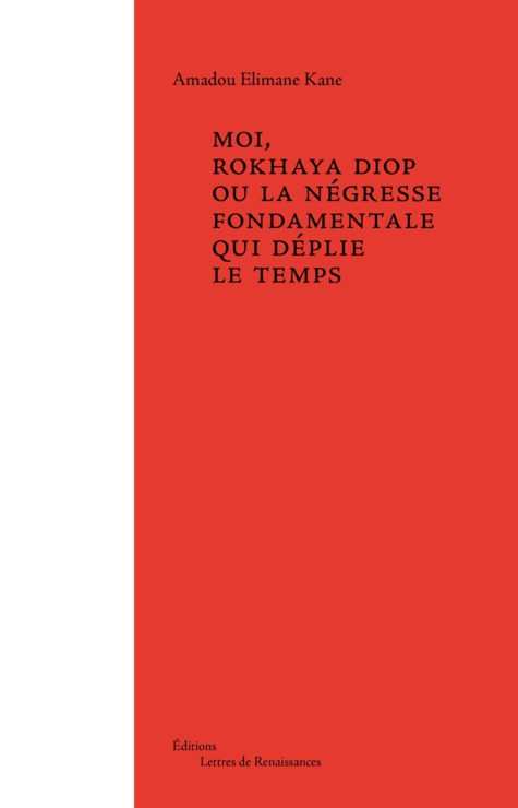 Abdoulaye Elimane Kane publie un nouveau roman "Moi, Rokhaya Diop ou la négresse fondamentale qui déplie le temps"