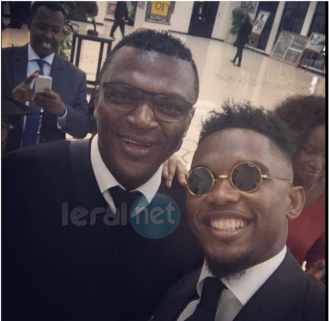 Photos: Samuel Eto'o et Marcel Desailly au Stade de l’Amitié pour suivre la finale de la CAN Gabon 2017 (Cameroun vs Egypte)