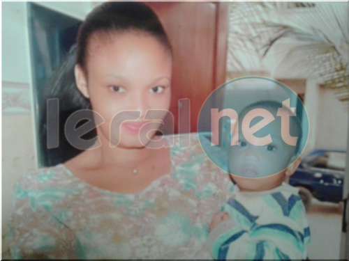 Fatima Ndiaye Guissé et son enfant