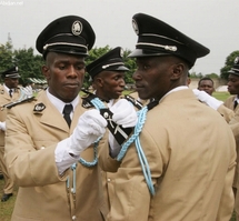 Gbagbo hier aux policiers a l`Ecole de Police: “Je ne veux plus de voleurs, de bandits et racketteurs dans vos rangs”